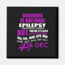 Search for epilepsy awareness magnets Month