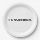 Search for funny birthday plates Typography