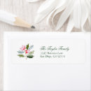 Search for mistletoe return address labels Holly berries