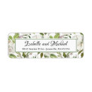 Search for floral pattern return address labels Rose