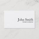 Search for concrete business cards Cement