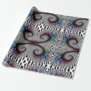 Search for fractals wrapping paper Rainbow