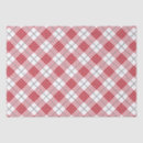 Search for red and white gingham tissue paper Geometric