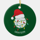 Search for santa golf christmas tree decorations Funny