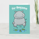Search for hippo birthday cards Cartoon