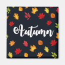 Search for fall leaves magnets Red