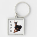 Search for pinscher dog key rings Puppy