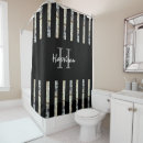 Search for beige stripes shower curtains Black