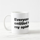 Search for opinionated mugs Quote