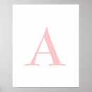 Search for stylish monogram posters Peach