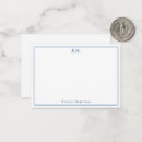 Search for corporate note cards Monogrammed