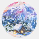 Search for winter landscape stickers Cold