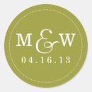 Search for cute wedding stickers Green