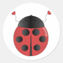 Search for bugs heart stickers Sweet