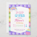 Search for over the rainbow birthday invitations Pastel