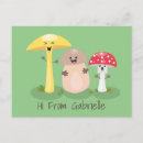 Search for cartoon mushrooms postcards Fungi