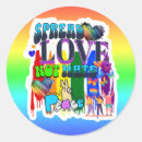 Search for love not hate stickers Pride