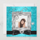 Search for turquoise sweet 16 invitations Girls 16th birthday