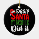 Search for brother christmas tree decorations Santa