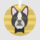Search for black french bulldog christmas tree decorations Black and white