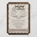 Search for vintage ticket wedding invitations Brown