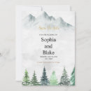 Search for forest wedding save the dates Evergreen