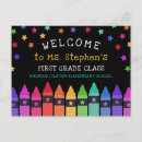 Search for teacher welcome postcards Kindergarten