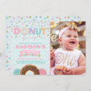 Search for doughnut grow up birthday invitations Pink doughnut party