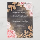 Search for blush engagement party invitations Gold