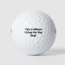 Search for funny for women golf balls Black and white