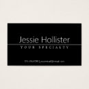 Search for info business cards Black and white