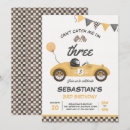 Search for car birthday invitations Racing birthday party