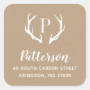 Search for rustic antlers stickers Return address