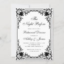 Search for frame rehearsal dinner invitations Calligraphy