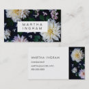 Search for dahlia flower business cards Modern