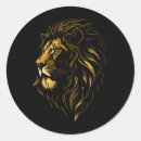 Search for lion face stickers Animals