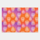 Search for day of the dead wrapping paper Orange