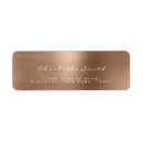 Search for luxe return address labels Gold