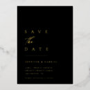 Search for gold typography wedding invitations Black and gold