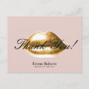 Search for beauty salon thank you cards Makeup