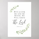 Search for as for me my house art Joshua 24