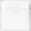 Search for bands square stickers White