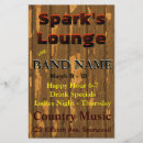 Search for bars flyers Live music