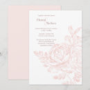 Search for pink and white wedding invitations Typography