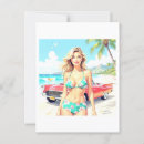 Search for classic car postcards Woman