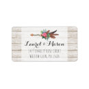 Search for arrow return address labels Rustic