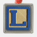 Search for letter l monogram christmas tree decorations Keepsake