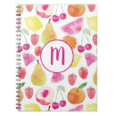 Search for fruit notebooks Watercolor