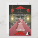 Search for candle wedding invitations Red