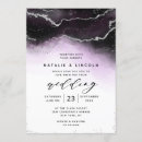 Search for purple and white invitations Couple